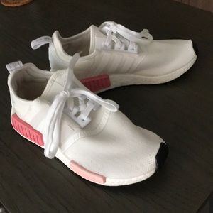 Adidas Women’s White & Pink UltraBoosts